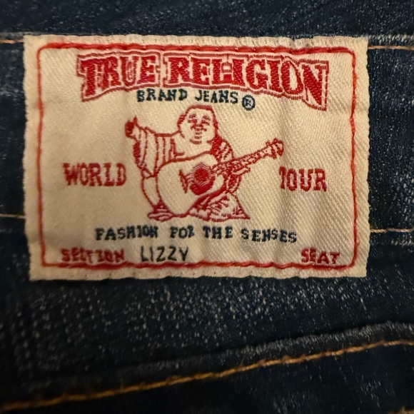 True Religion Blue Denim women jeans size 26 - Picture 3 of 6